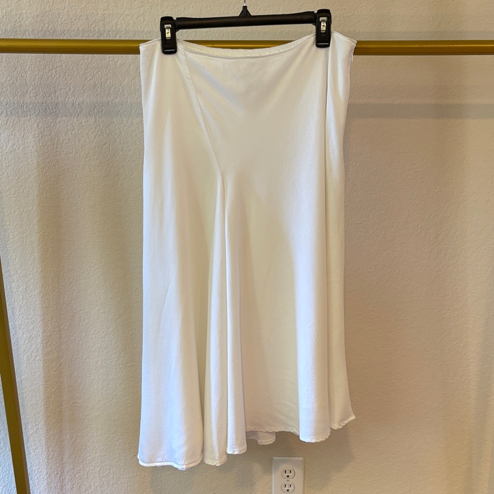 Women’s white asymmetrical midi skirt, 12, White House black market